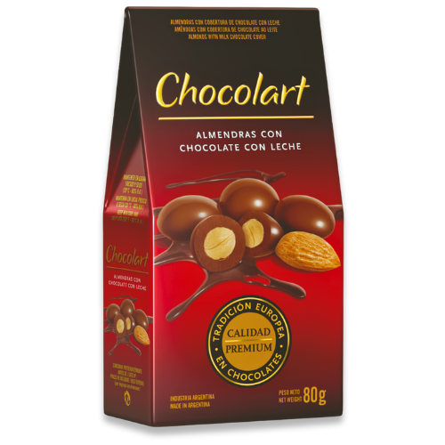 Almendras con chocolate