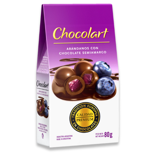 Arandanos con chocolate