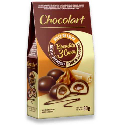 Bocadito DDL recubierto con chocolate