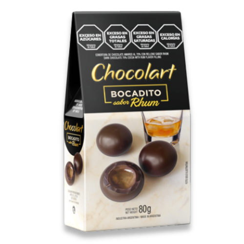 Bocadito de licor con chocolate