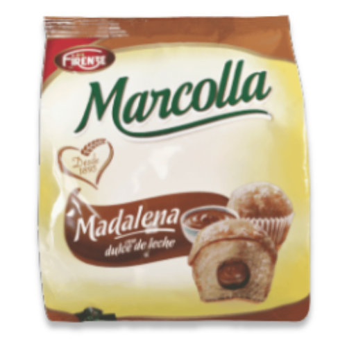 Madalenas rellenas con DDL