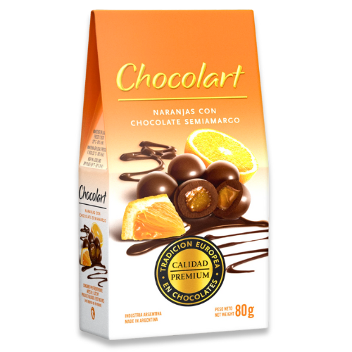 Naranjas con chocolate