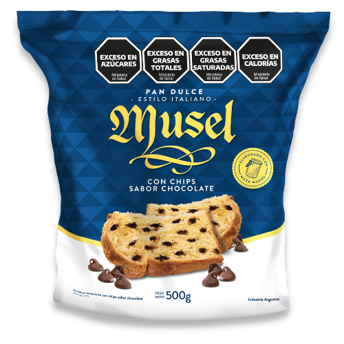 Pan dulce con chips de chocolate