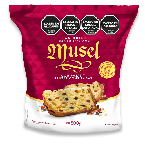 Pan dulce con frutas