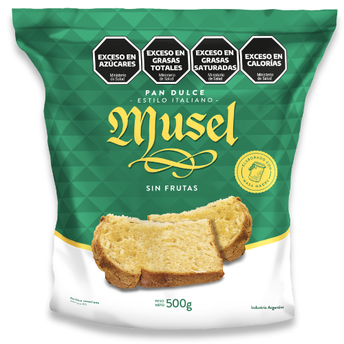 Pan dulce sin frutas