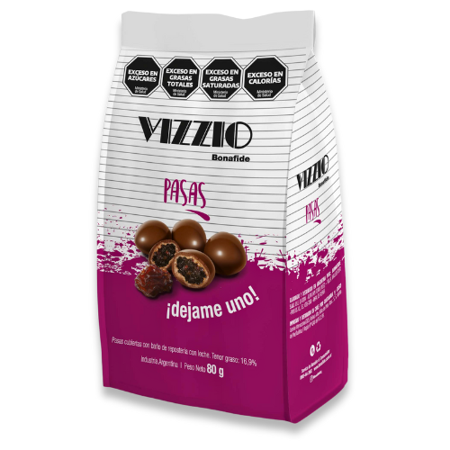 Pasas de uva con chocolate