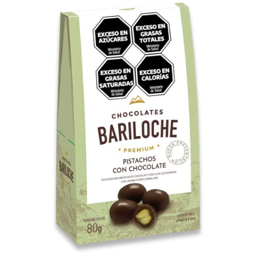 Pistachos bañados en chocolate