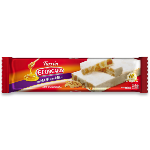 Turrón de maní con miel
