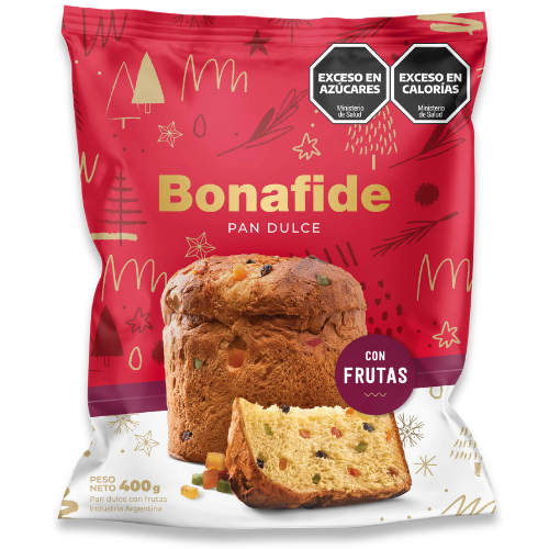 Pan dulce con frutas